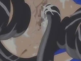 Hentai girls caught and drilled by tentacles monster