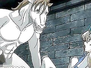 Horse Fucks Anime Girl