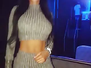 Arab girl in club